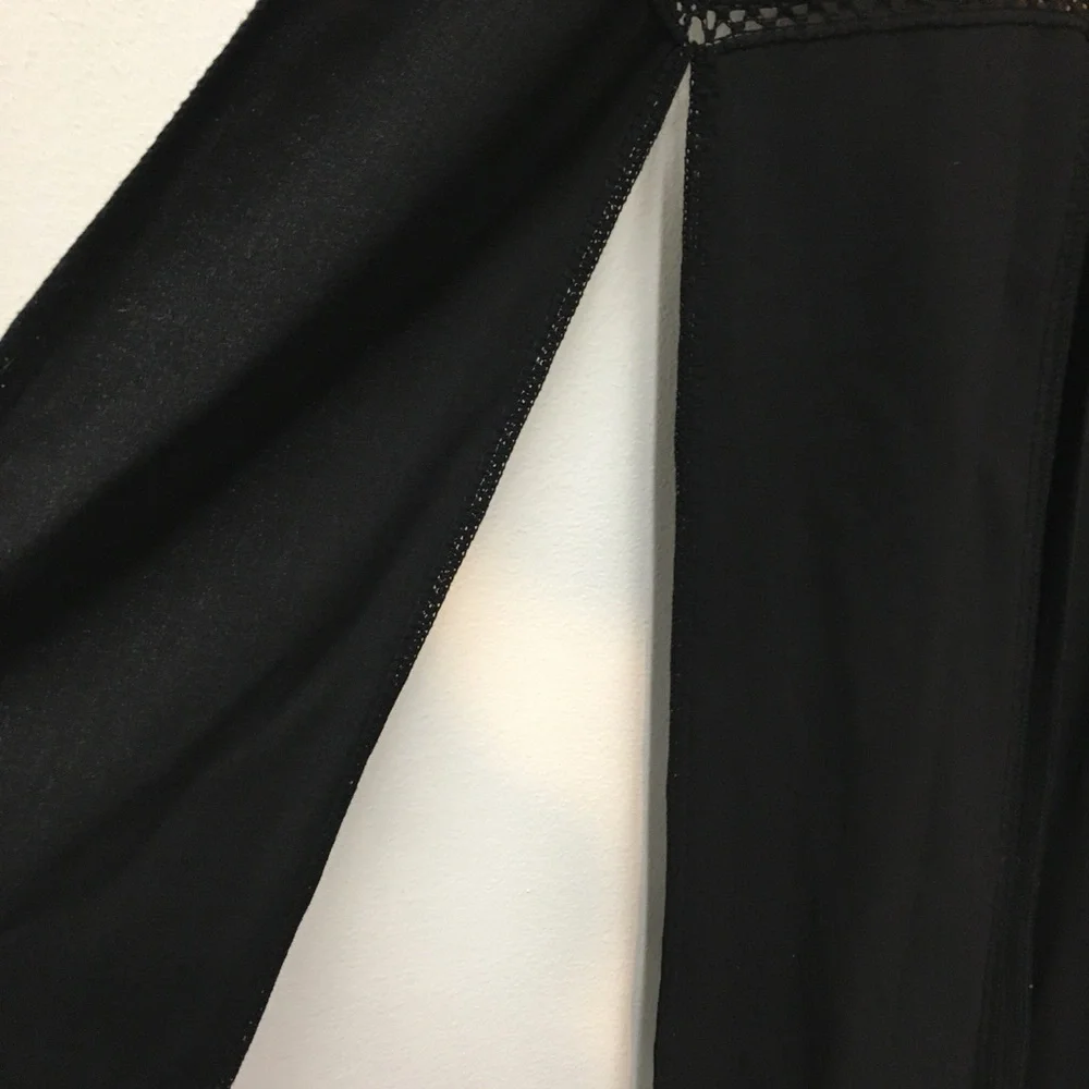 Long Line Vest + Scarf Medium Brown Black